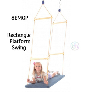 Long Carpeted Platform Swing