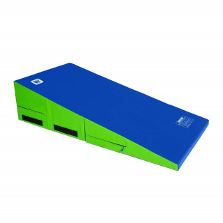 Wedge Incline Mat Large - Blue/Green   