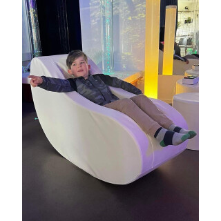 Junior Rocker Gungstol Vit