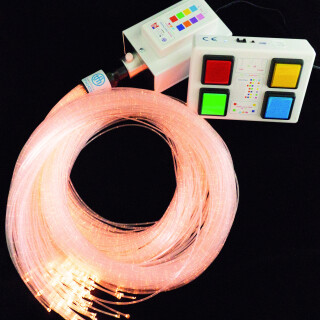 Wireless Controlled Fiber Optic Spray