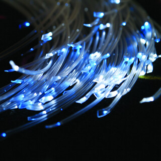 Fiberoptik 400 trådar 4 m inkl ljuskälla