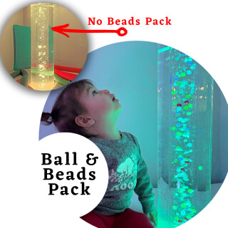 Bubble Column Bead and Ball Pack