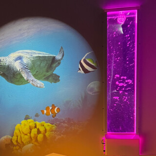 Lights & Bubbles Water Panel