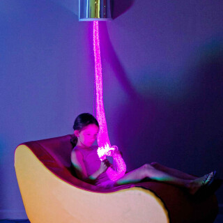 Genie Fiber Optic Wall Sconce with Tails