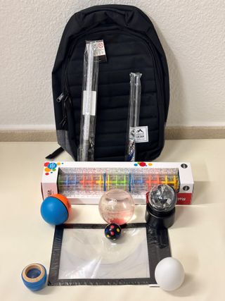 Backpack Collection of Visual Toys