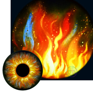 Fire Themed Projector Wheel