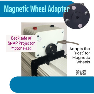 Projector Accessory, Magnetic Wheel Adapter