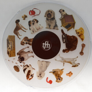 6 Inch Projector Wheel - Dogs Scene