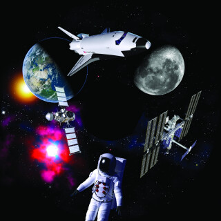 6 Inch Projector Wheel - Space Scene