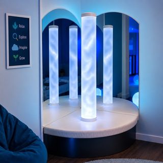 Frosted Tube Curved Sensory Corner