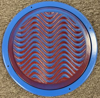 Tactile Wall Spinner - Blue