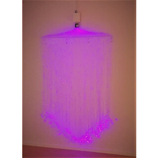 Transparent Fiber Optic Shelf Rectangle