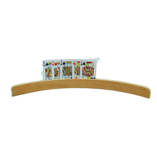 Böjd korthållare i trä - Stor 50 cm