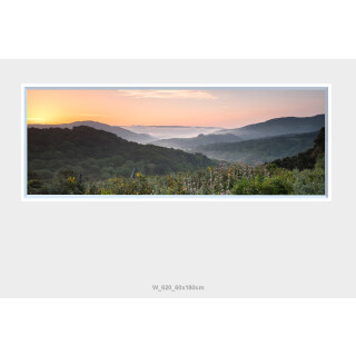 Väggfönster Natur LED 60x180cm