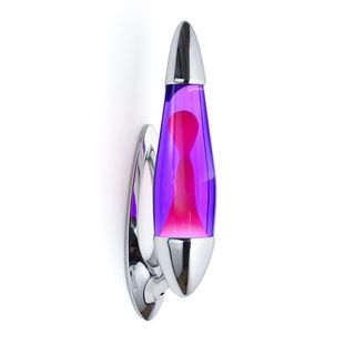 Lavalampa väggmodell Lila Rosa