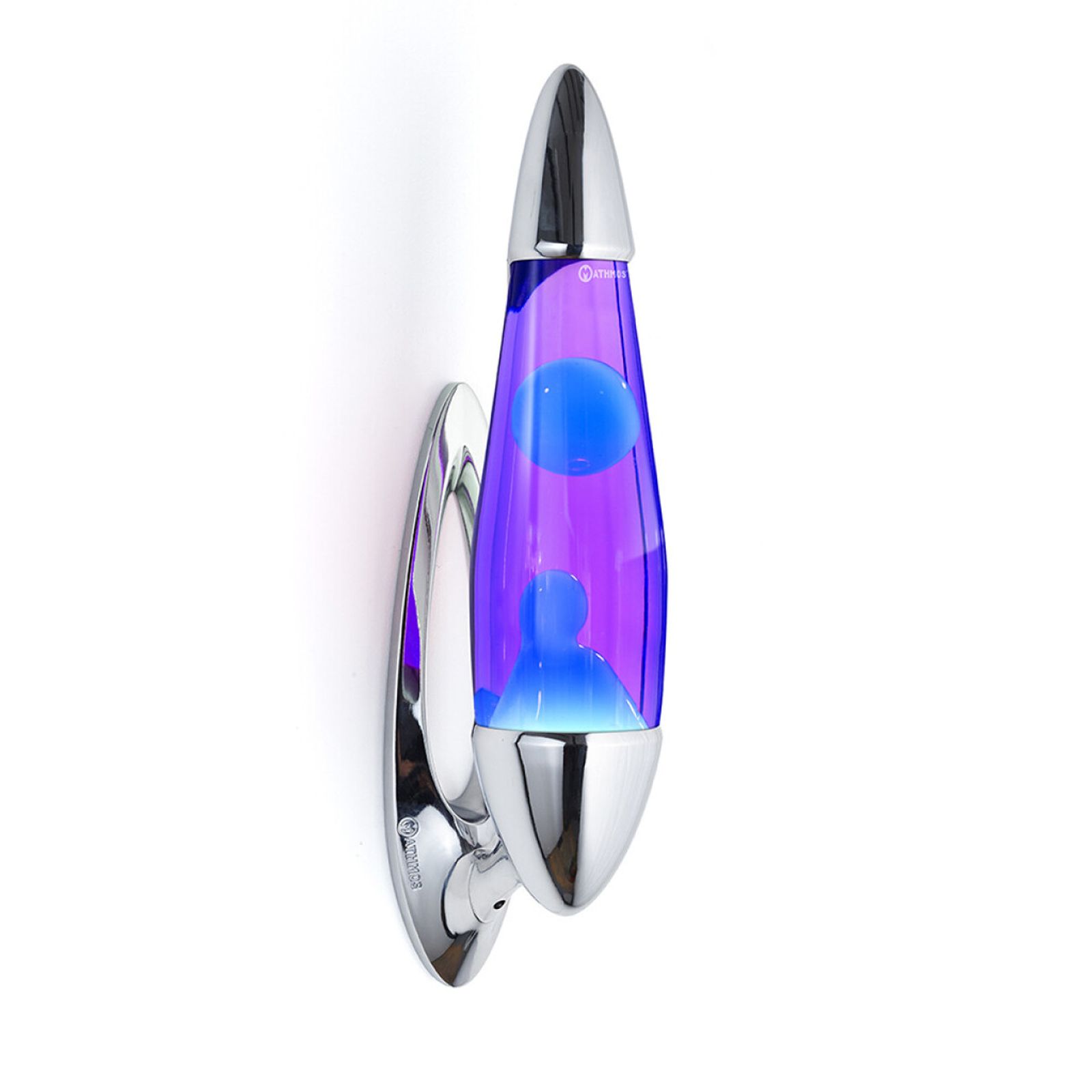 Lavalampa väggmodell Lila Turkos