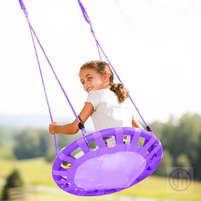 Colour Burst Round Disc Swing