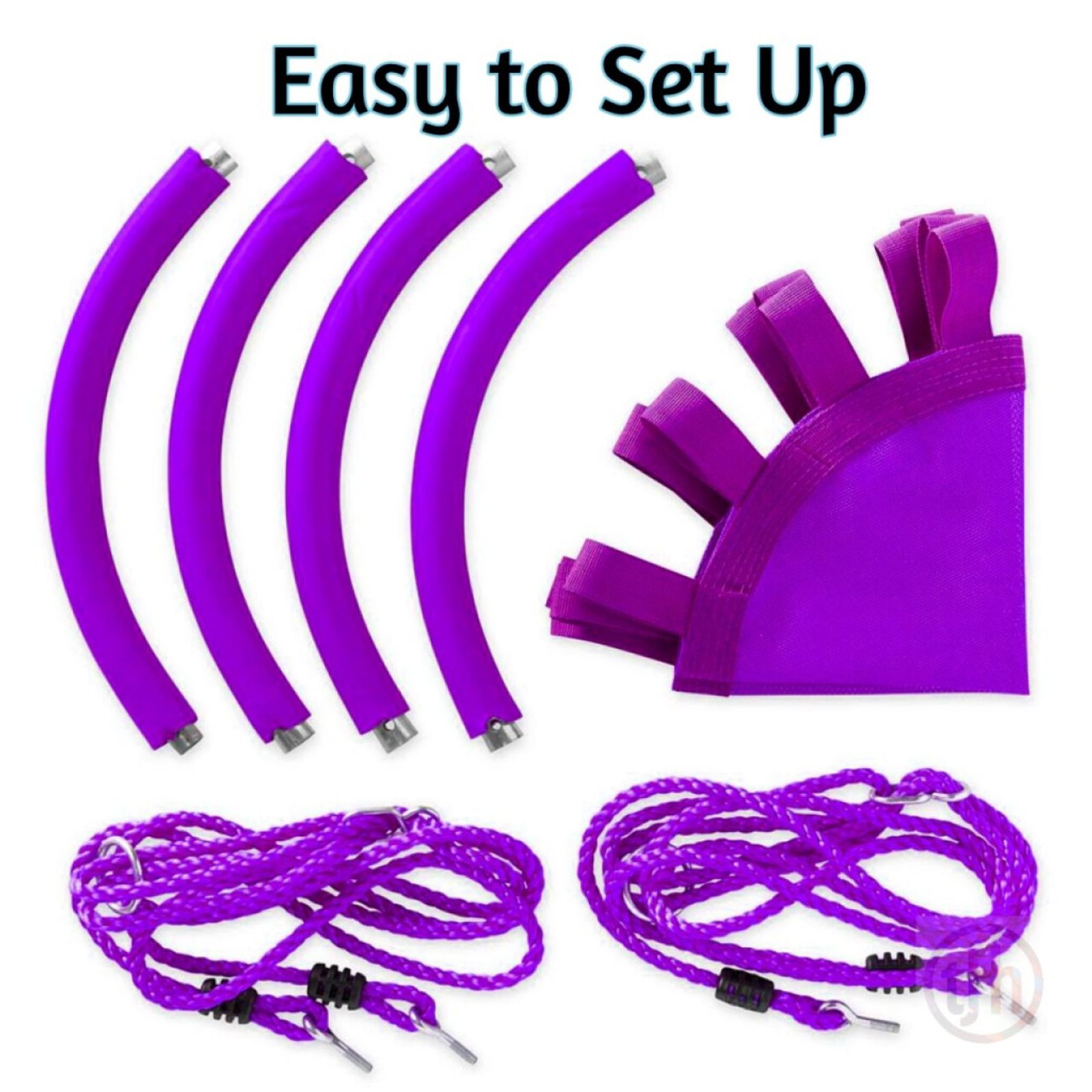 Colour Burst Round Disc Swing