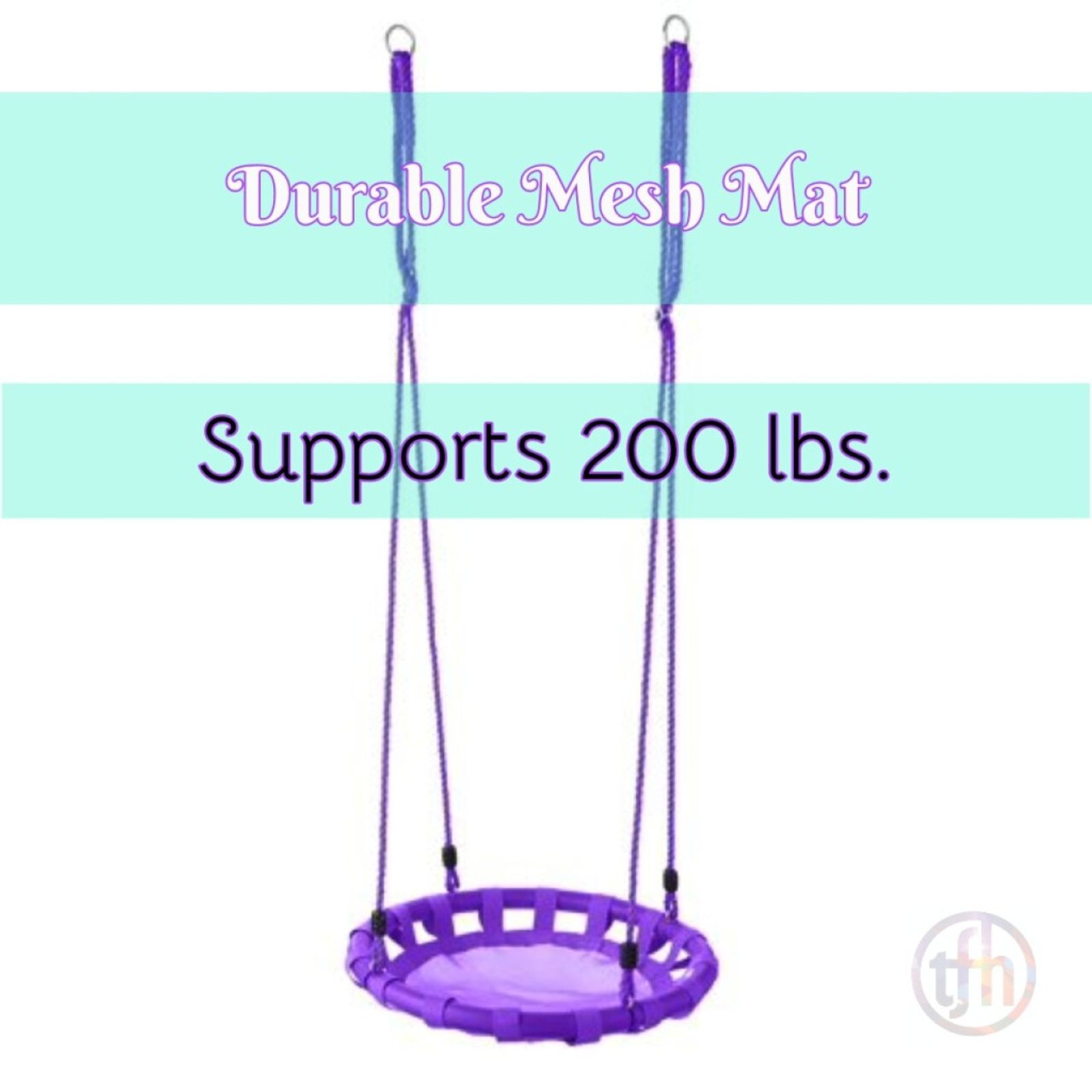 Colour Burst Round Disc Swing