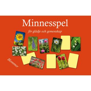 Minnesspel - Blommor