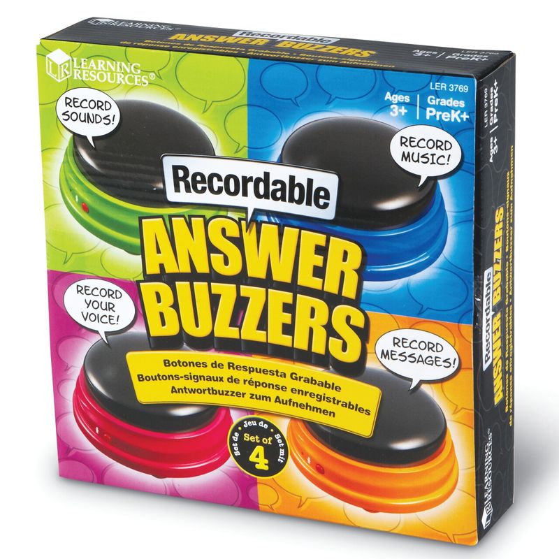 Inspelningsbara buzzers
