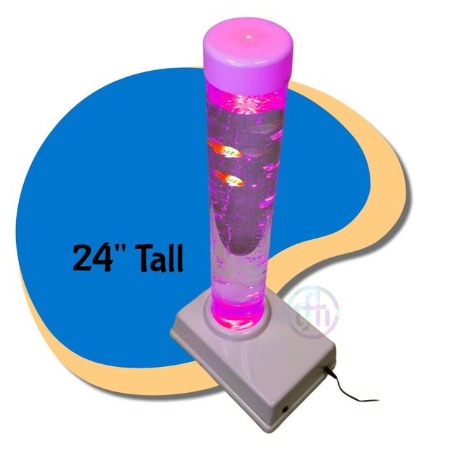 Tabletop Bubble Tube Lamp - Switch Adapted