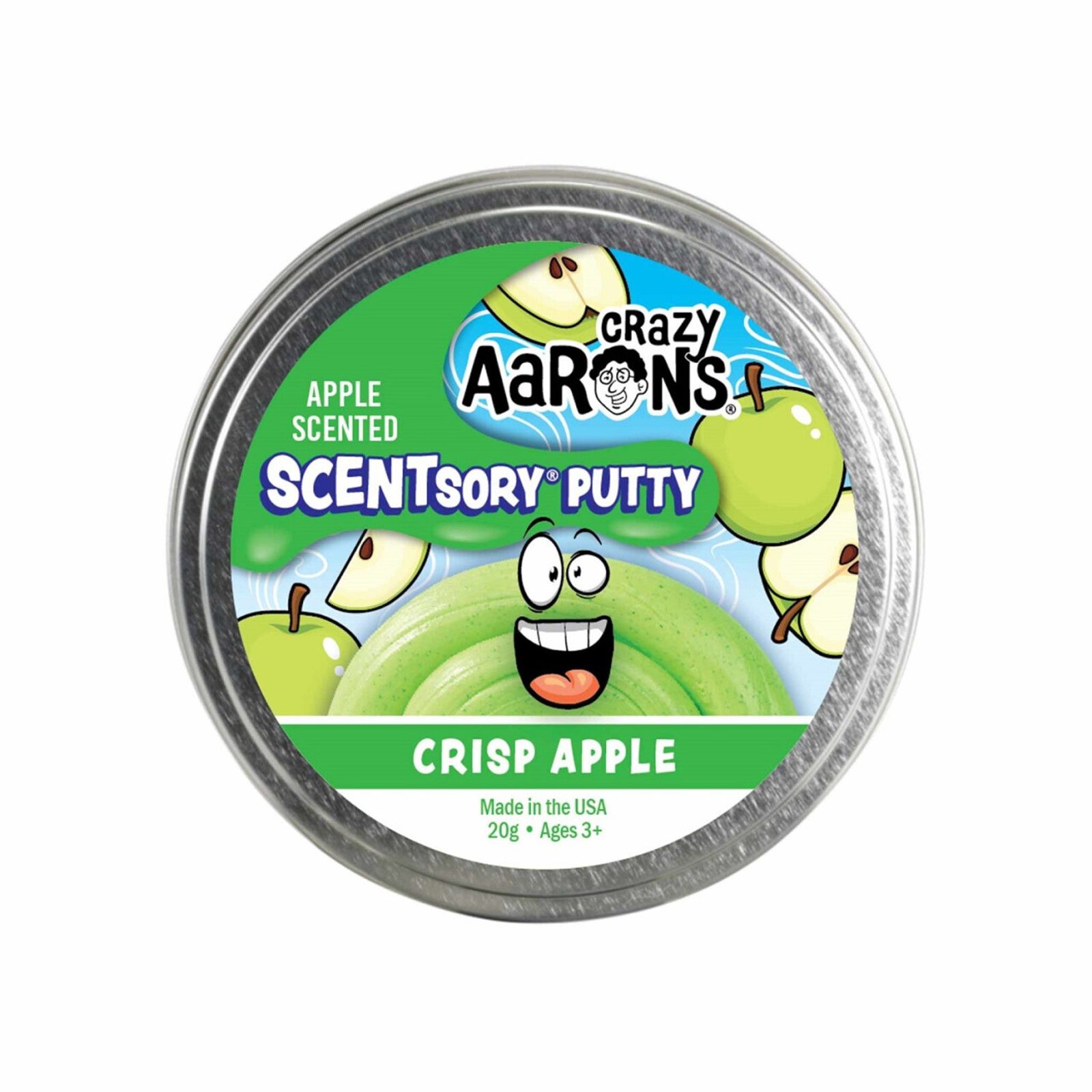 Crazy Aaron's Crisp Apple SCENTsory Putty® - LIMITED SUPPLY