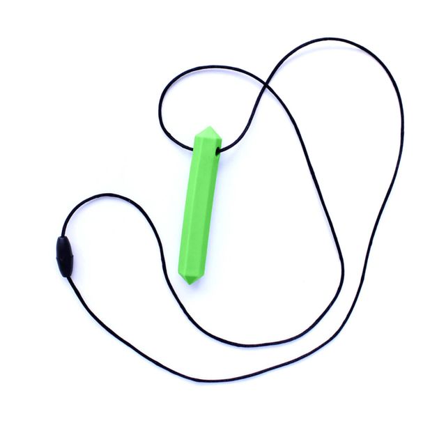 Brick Stick Necklace Lime Green