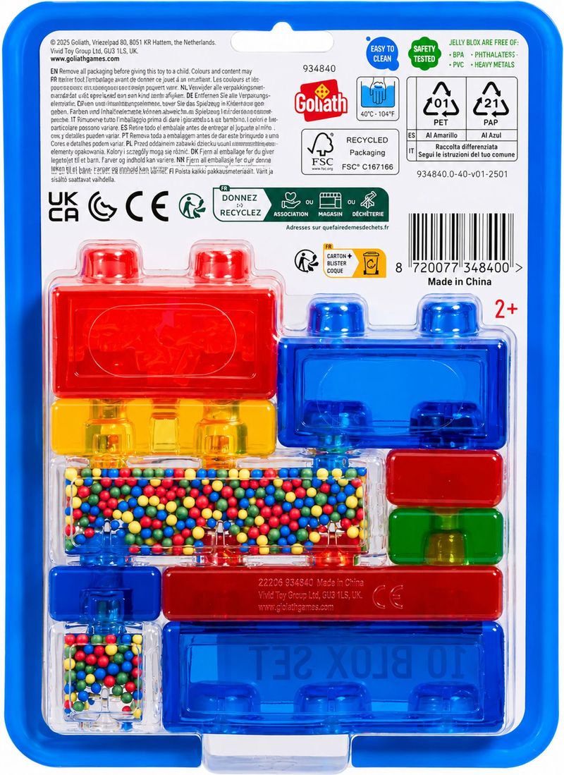 Jelly Blox - 10 Sensory Building Blocks
