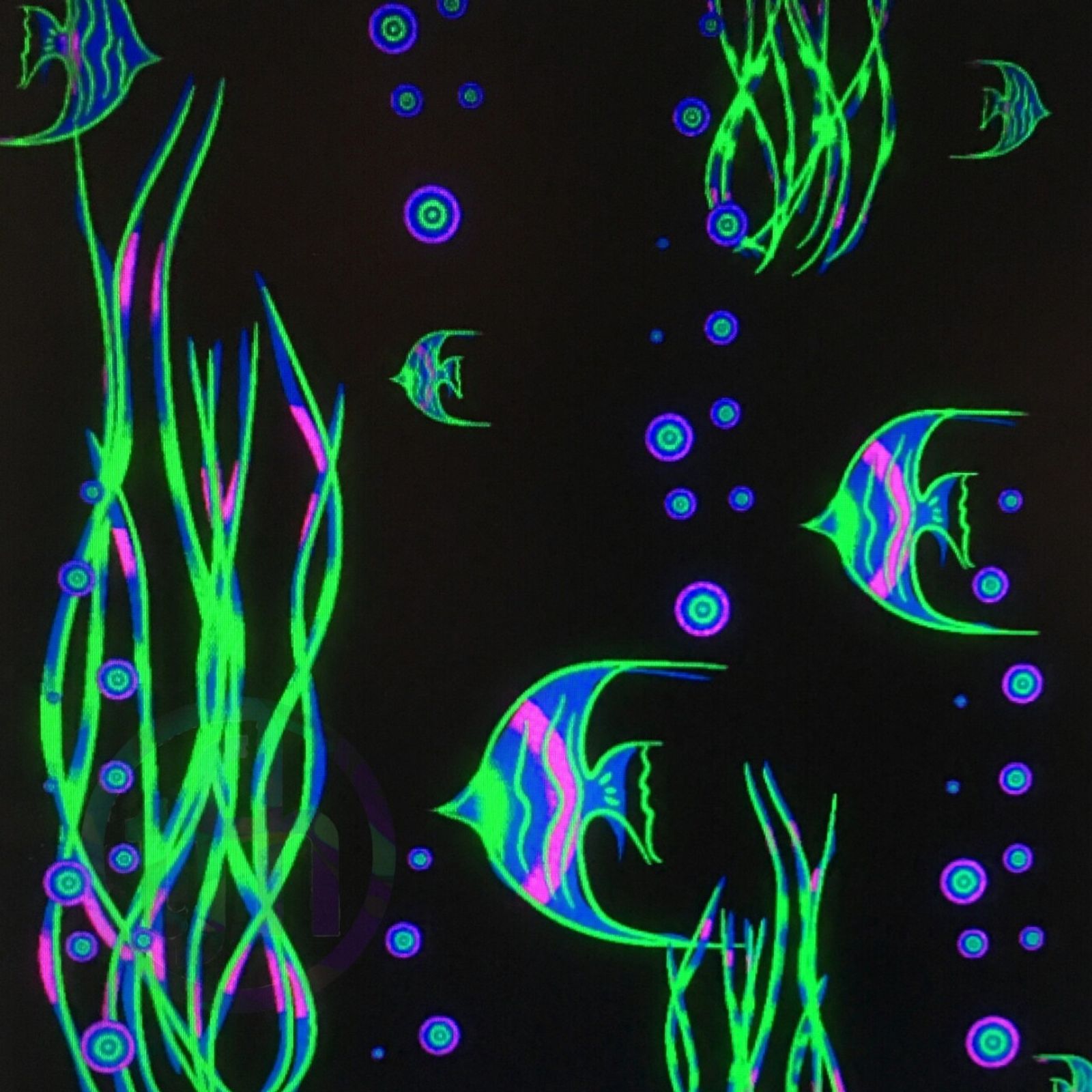 Glow Fish Aquarium Carpet