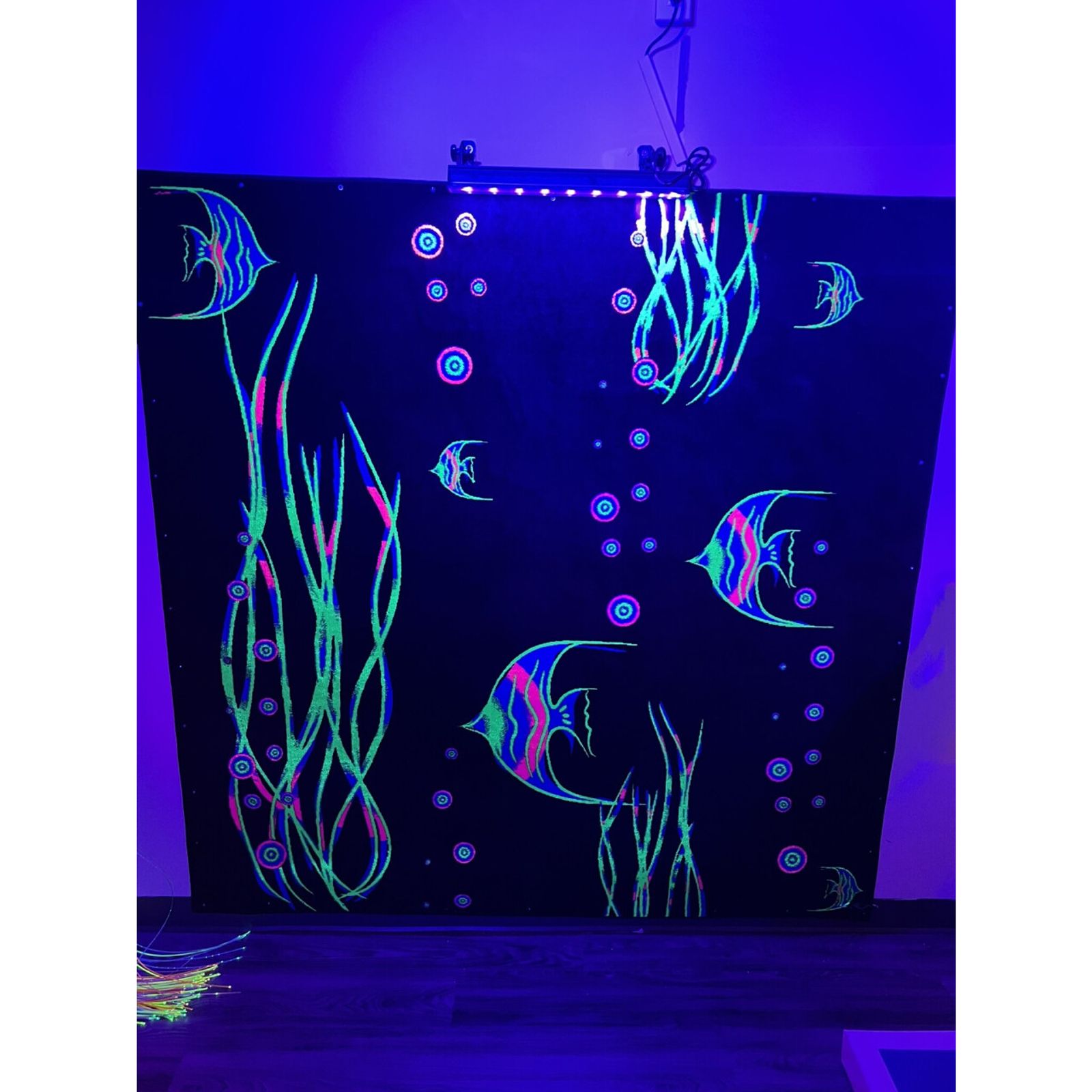 Glow Fish Aquarium Carpet
