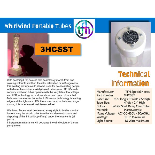 Tabletop Hurricane Tube - Switch Adapted