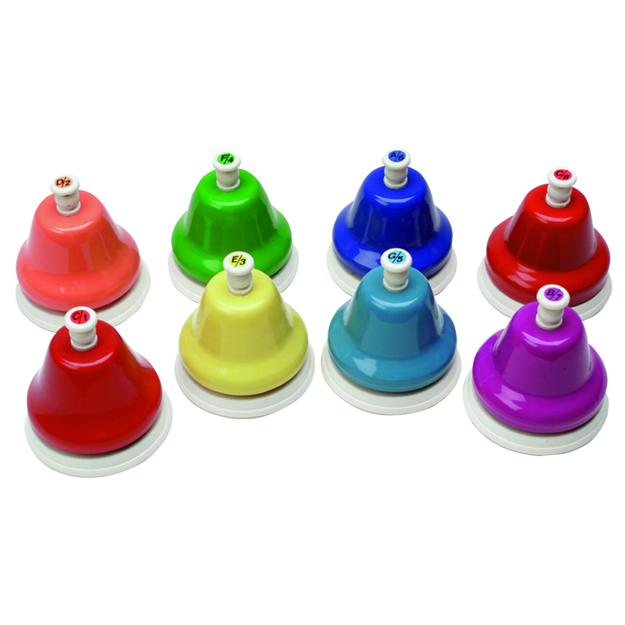 小物 NICENESS BELL 8 Note Hand Bell Set - Musical Instruments & Sounds Sensory Toy | TFH