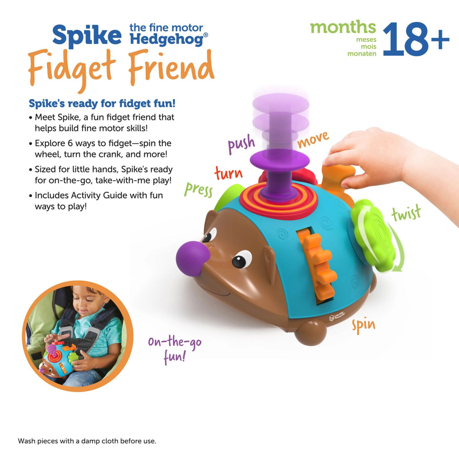 Fidget - Spike the Fine Motor Hedgehog 