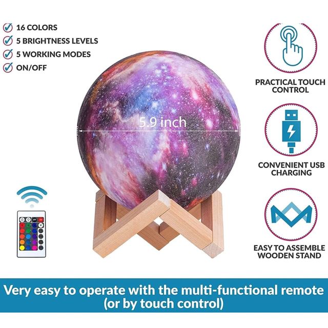 Galaxy Globe Light