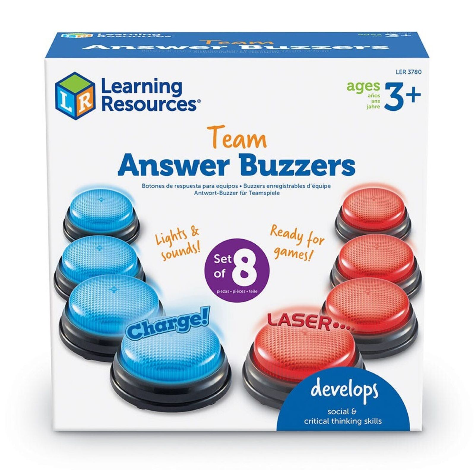 Light-Up Team Answer Buzzers - LIMITED SUPPLY