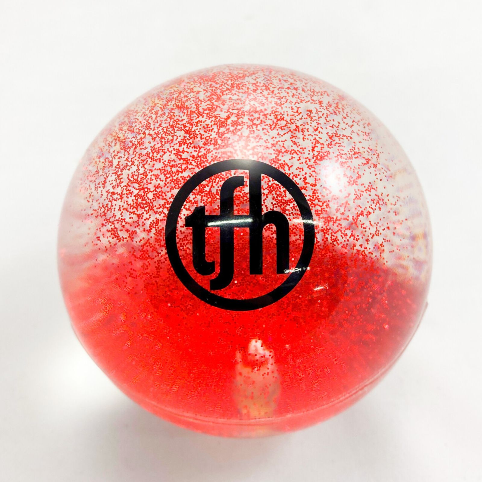 Clear Swirl Glitter Ball Set 