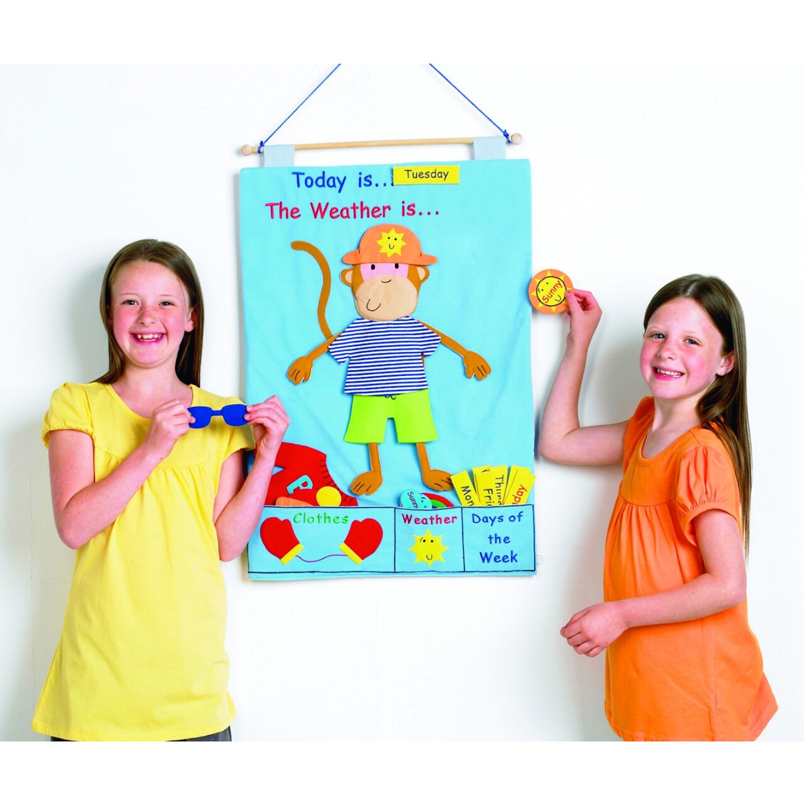 Monkey Weather Chart - Story Telling Sensory Toy
