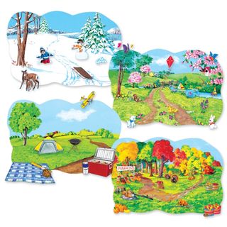 Four Seasonal Felt Art - 36 Pieces