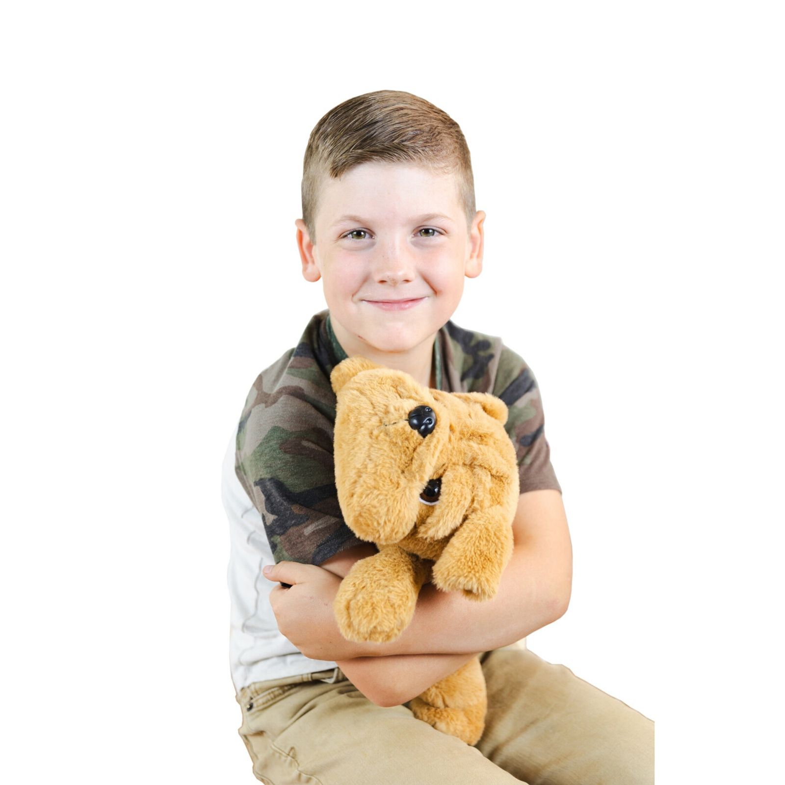 Bouncyband® Happy Hugs Weighted Plush Bulldog