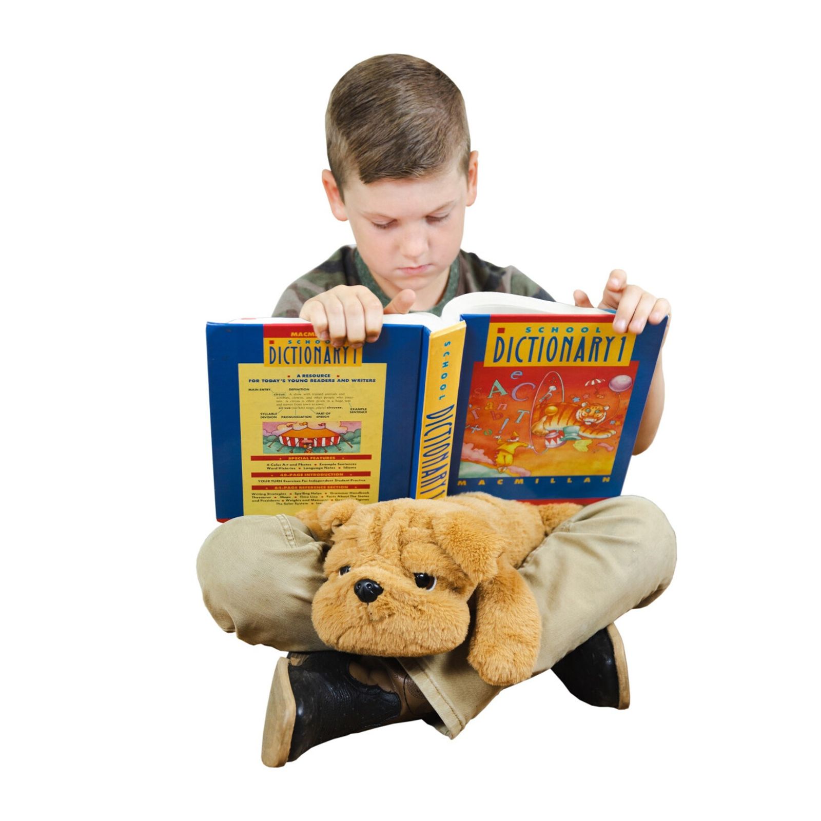 Bouncyband® Happy Hugs Weighted Plush Bulldog