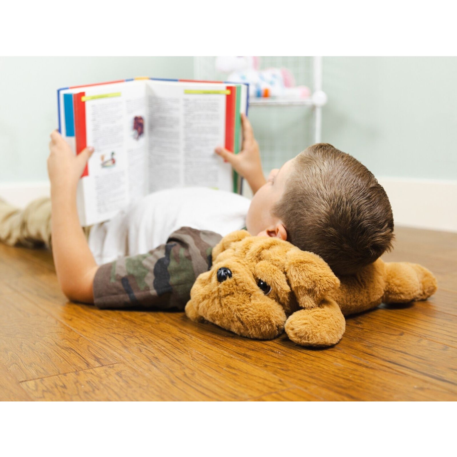 Bouncyband® Happy Hugs Weighted Plush Bulldog