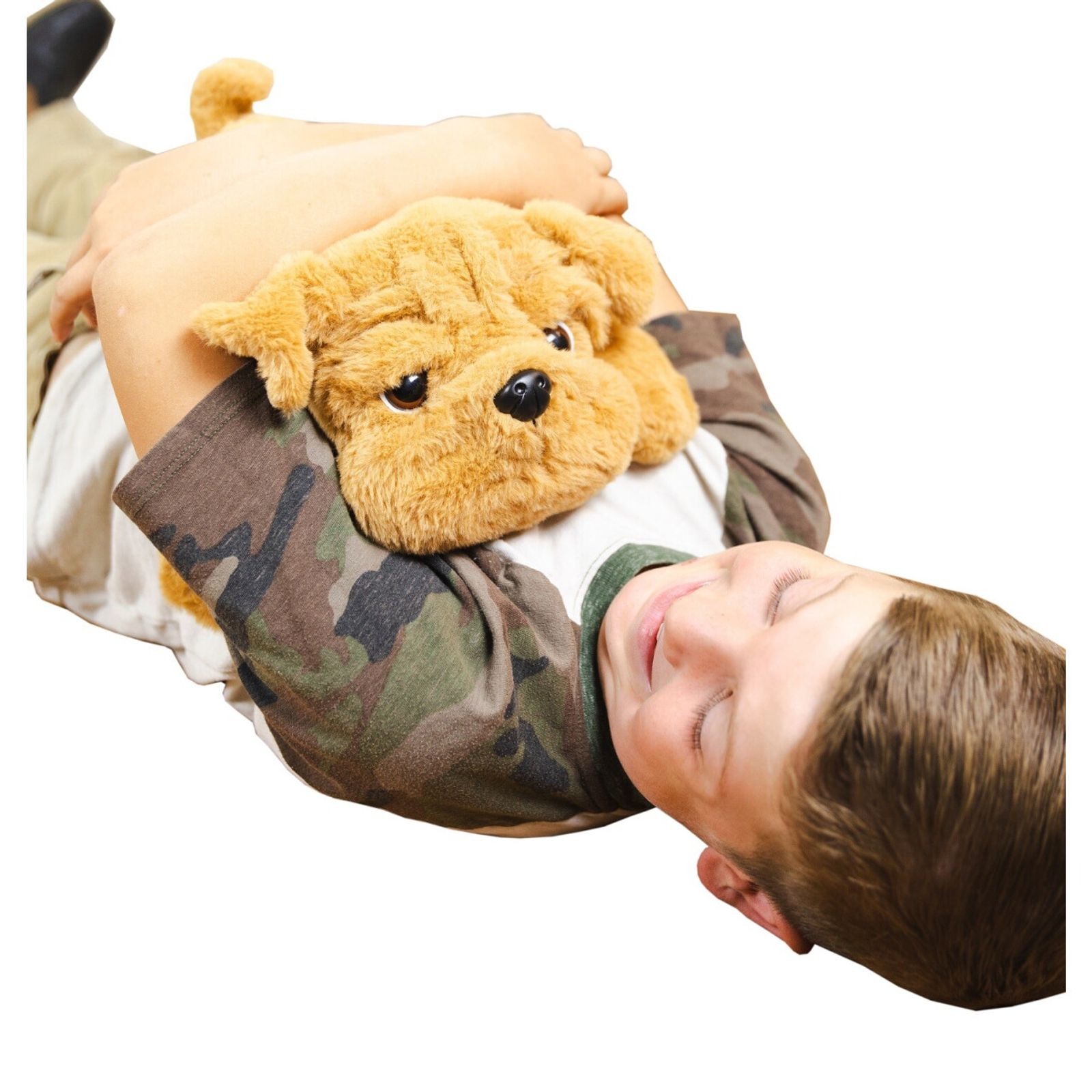 Bouncyband® Happy Hugs Weighted Plush Bulldog