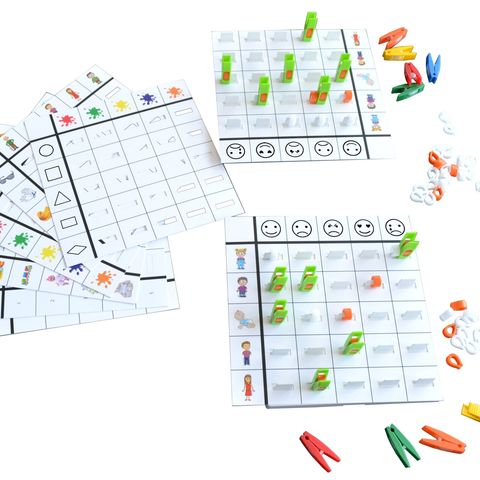 Kombiscope, Educational Peg Describing Game