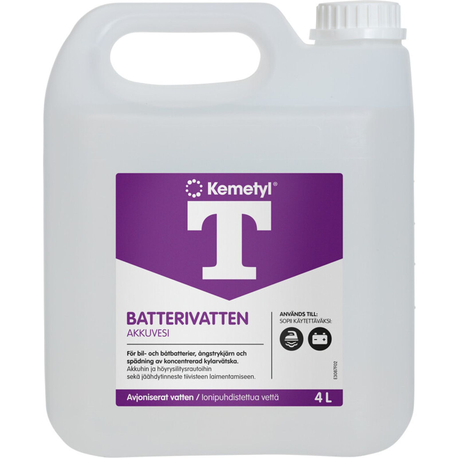 Destillerat Vatten 4L