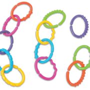 Kids Plastic Links, 12 Linklets, Multi-Colour