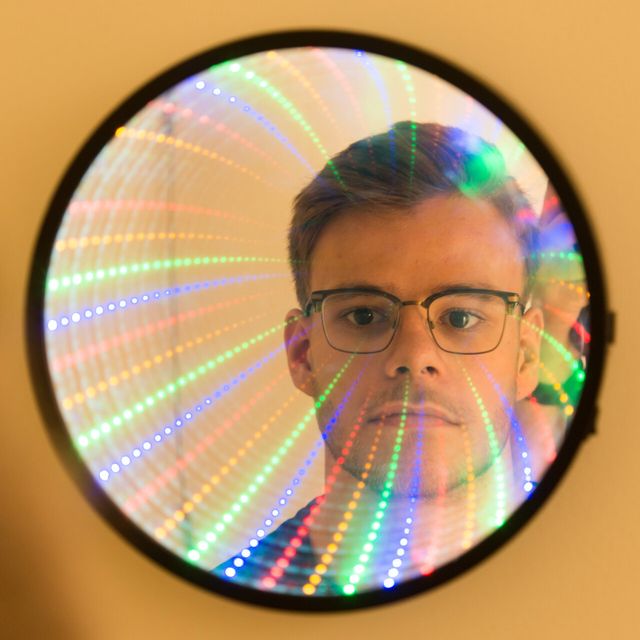 Infinity Lights Hand Held Tunnel Mirror