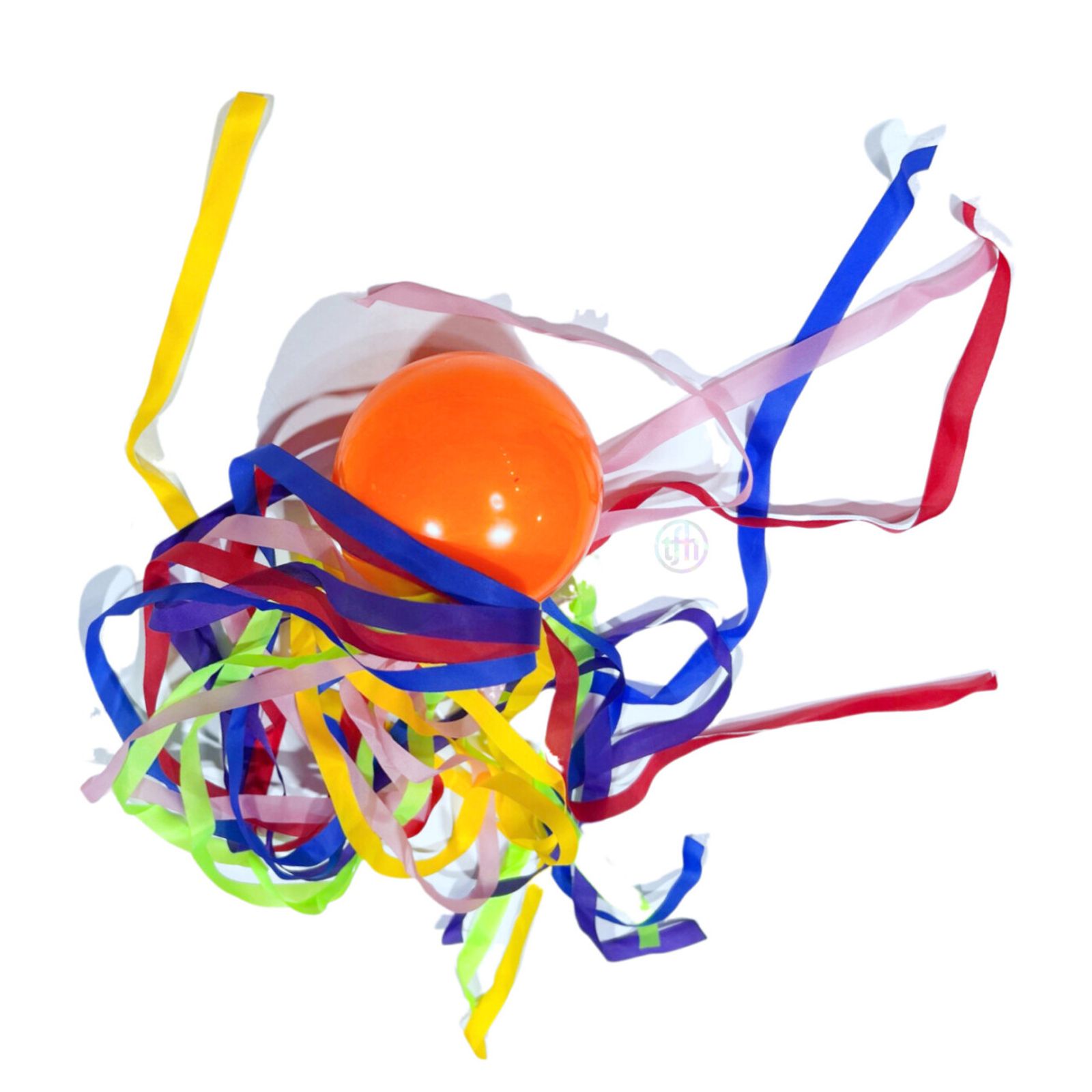 Rainbow Ribbon Comet Ball 