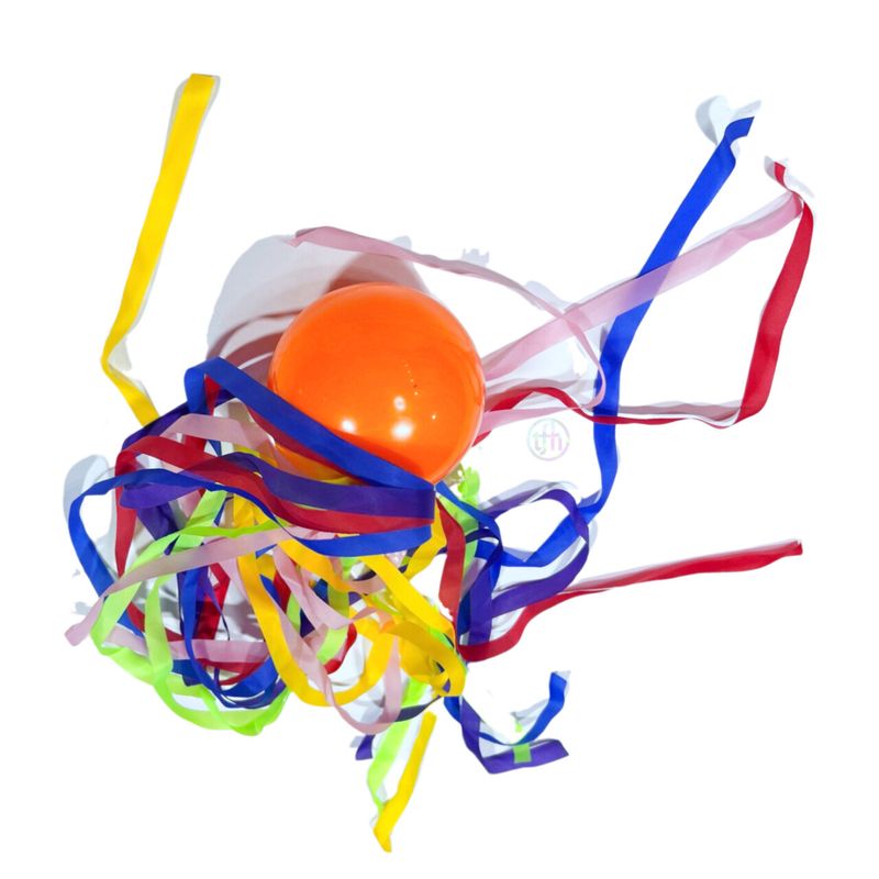Rainbow Ribbon Comet Ball 