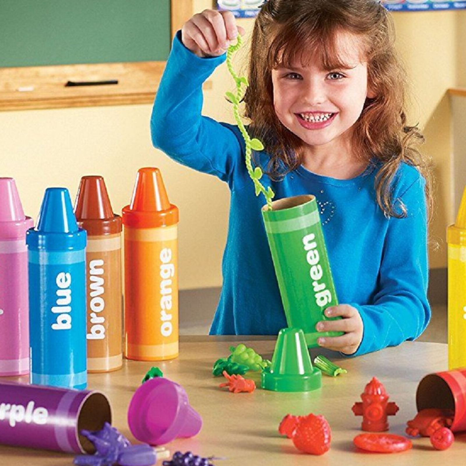 Rainbow Sorting Crayons  - LIMITED SUPPLY